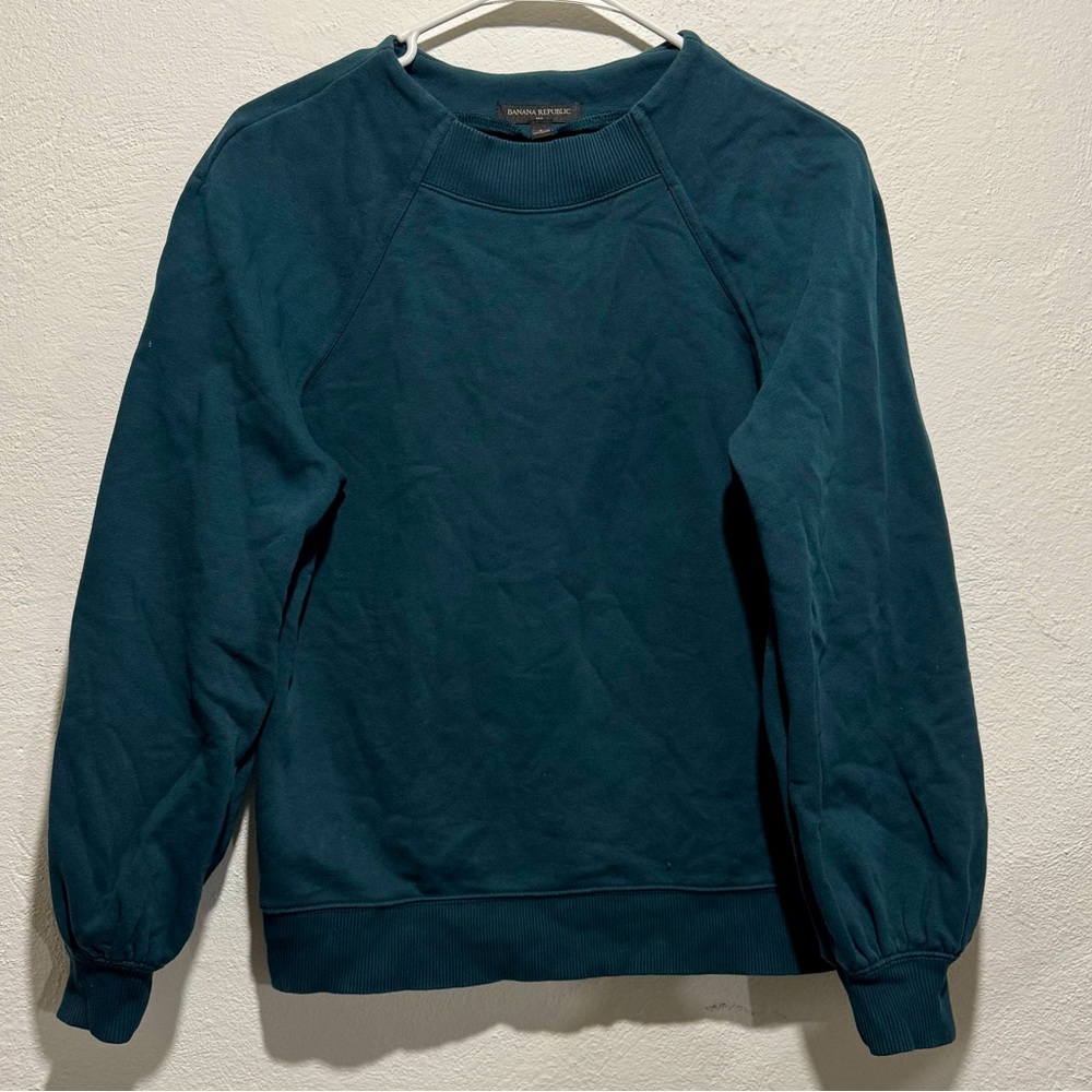Banana Republic Teal Crewneck Sweater women’s S